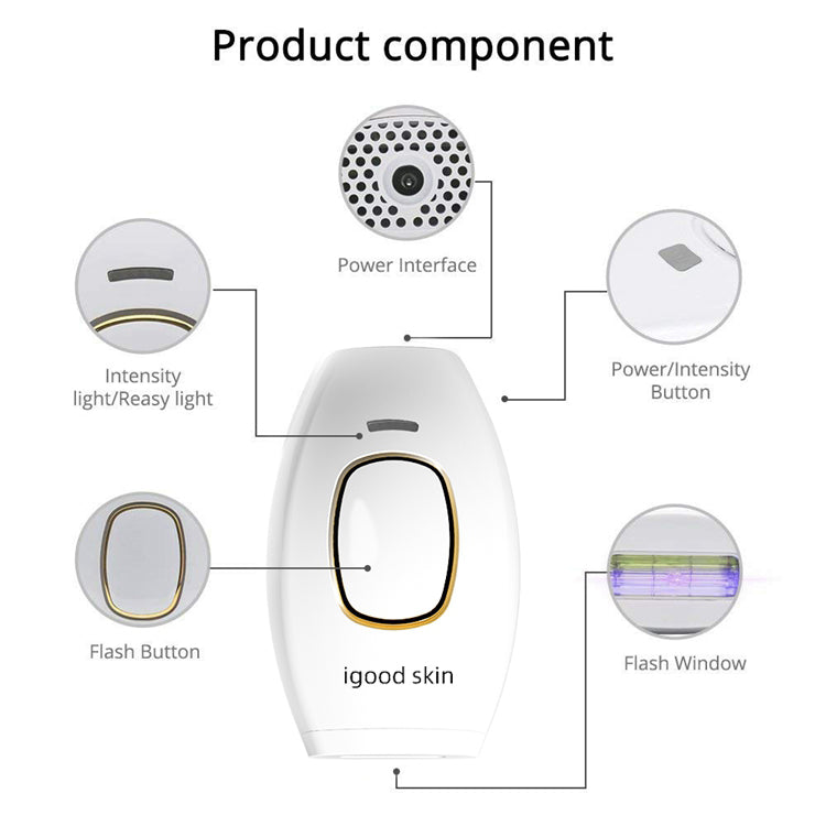 IGOODSKIN@IPL Hair Removal Handset