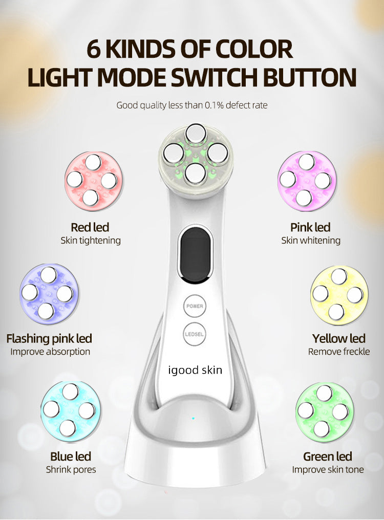 IGOODSKIN® LED Rejuvenation Wand Face Massage Trinity Facial Toning Device