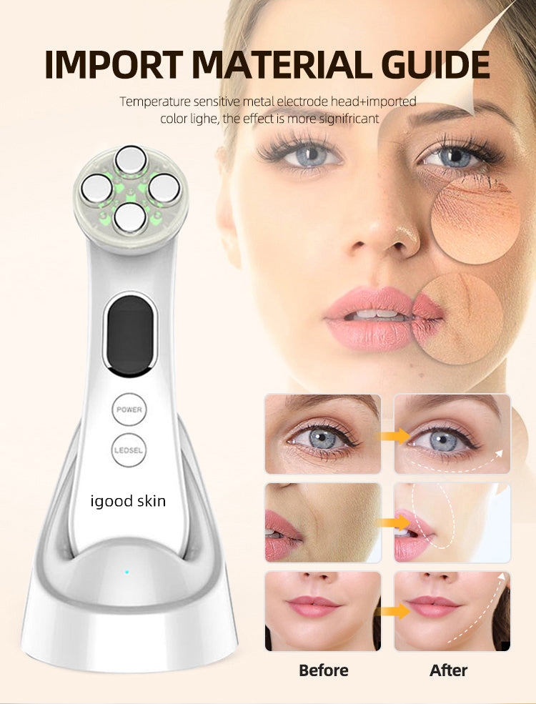 IGOODSKIN® LED Rejuvenation Wand Face Massage Trinity Facial Toning Device